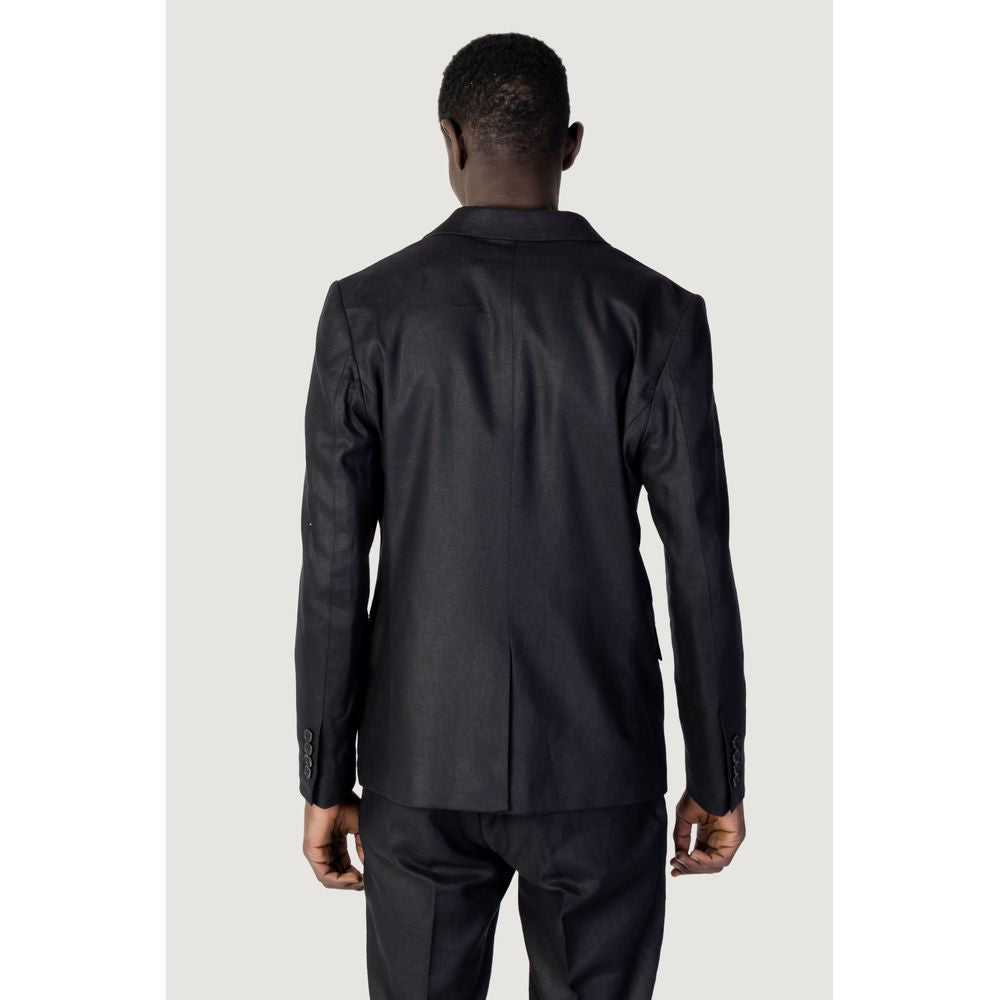 Costume en lin noir Antony Morato