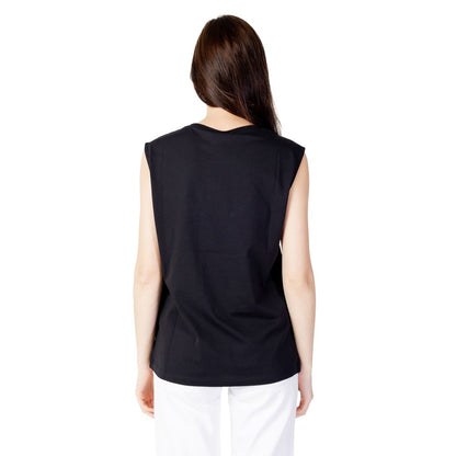 T-shirt en coton bleu noir
