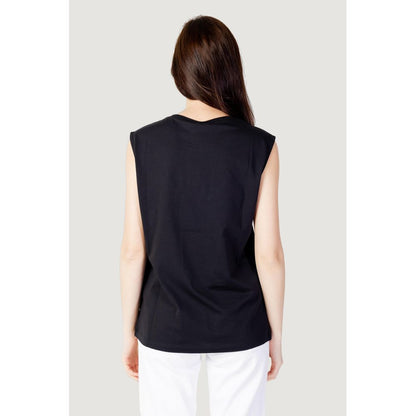 T-shirt en coton bleu noir