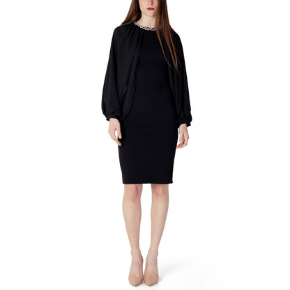 Rinascimento Black Polyester Long by Rinascimento