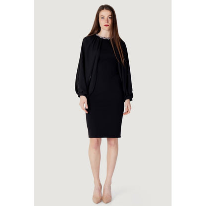 Rinascimento Black Polyester Long by Rinascimento