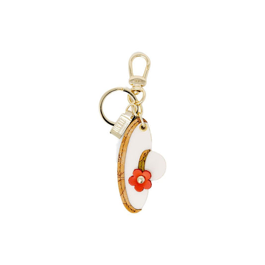 Porte-clés Alviero Martini Prima Classe en polyester beige