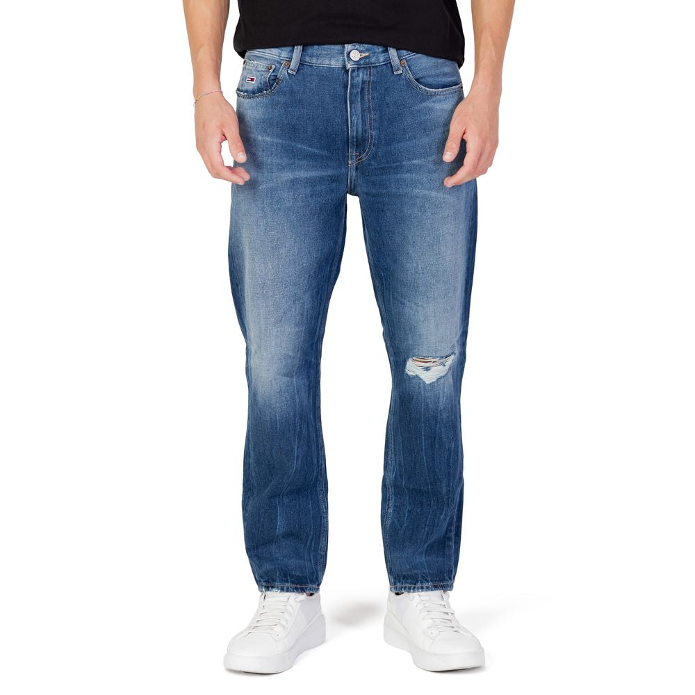 Tommy Hilfiger Jeans Blue Cotton Slim Fit Jean by Tommy Hilfiger Jeans