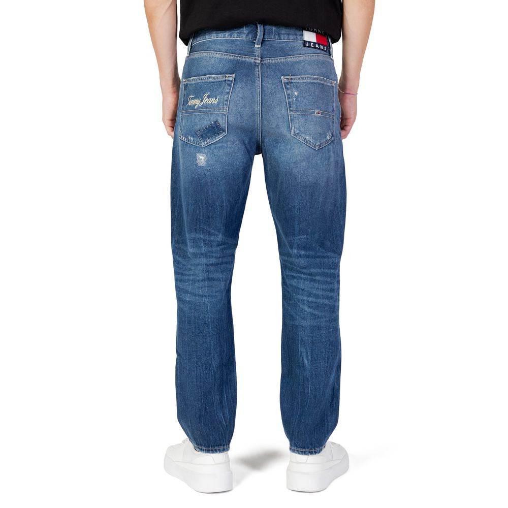 Tommy Hilfiger Jeans Blue Cotton Slim Fit Jean by Tommy Hilfiger Jeans