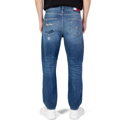 Tommy Hilfiger Jeans Blue Cotton Slim Fit Jean by Tommy Hilfiger Jeans