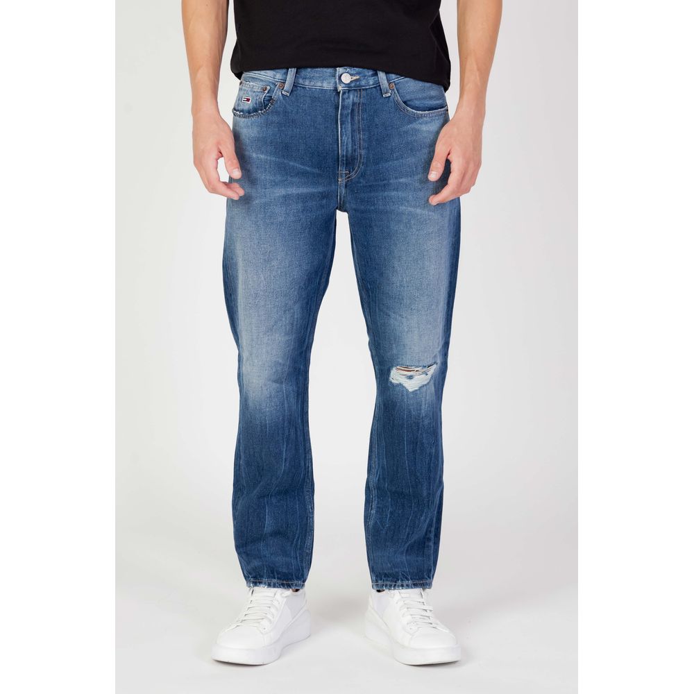 Tommy Hilfiger Jeans Blue Cotton Slim Fit Jean by Tommy Hilfiger Jeans