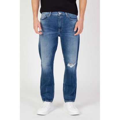 Tommy Hilfiger Jeans Blue Cotton Slim Fit Jean by Tommy Hilfiger Jeans