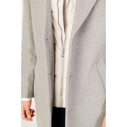 Antony Morato Gray Polyester Coat by Antony Morato
