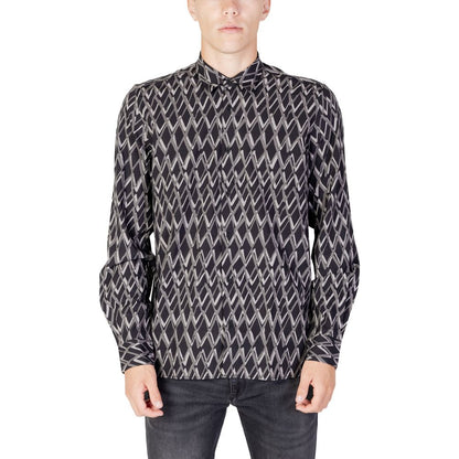 Antony Morato Black Cotton Shirt by Antony Morato