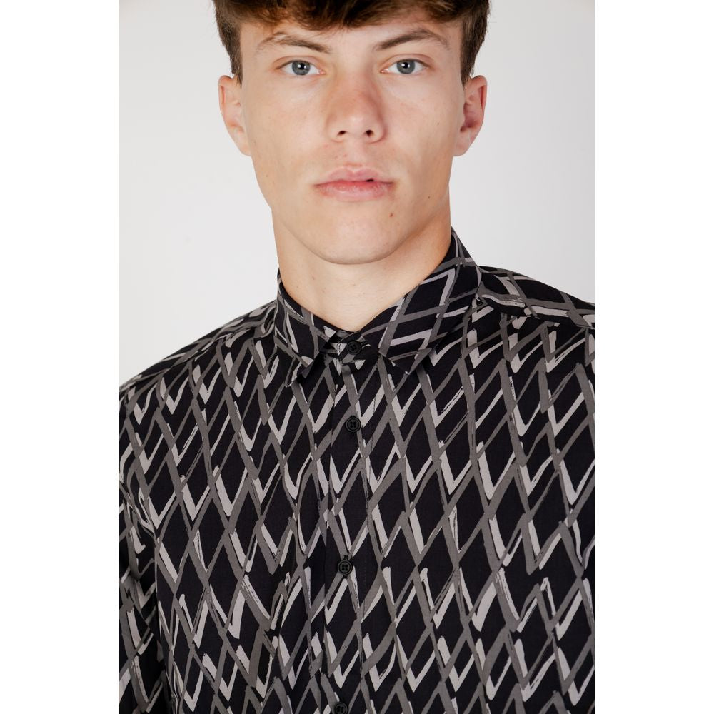 Antony Morato Black Cotton Shirt by Antony Morato