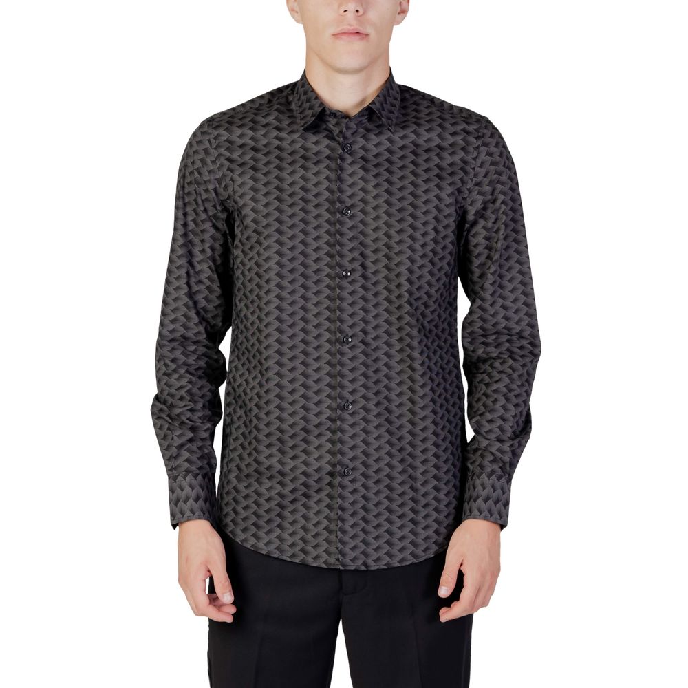 Antony Morato Gray Cotton Shirt by Antony Morato