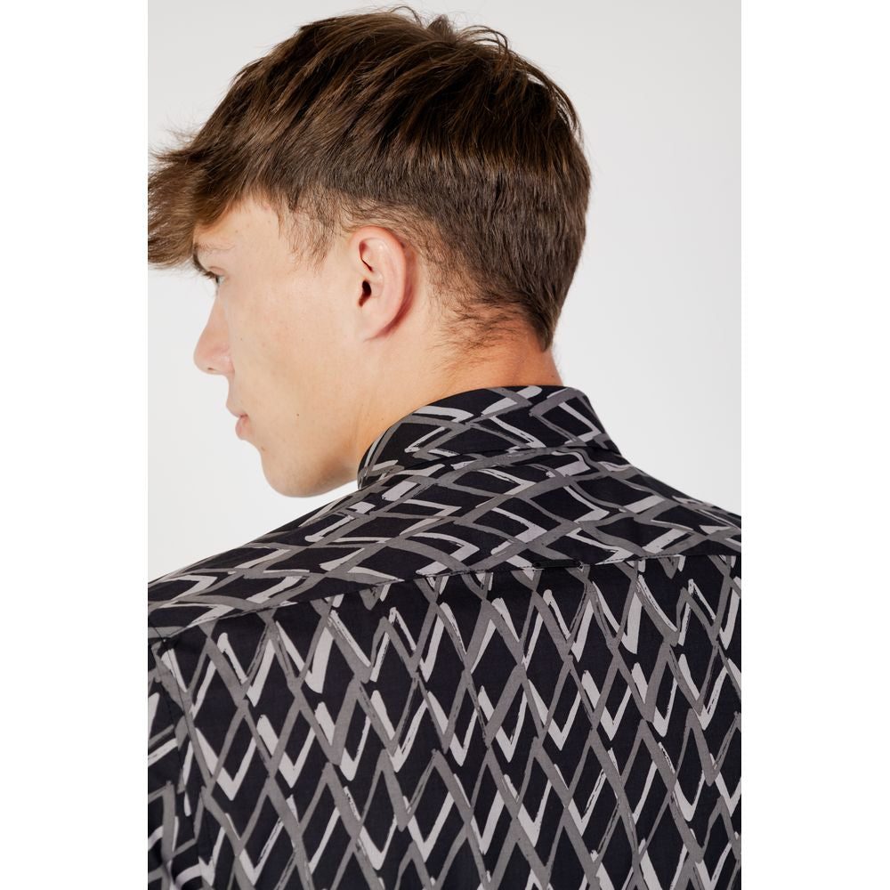 Antony Morato Black Cotton Shirt by Antony Morato