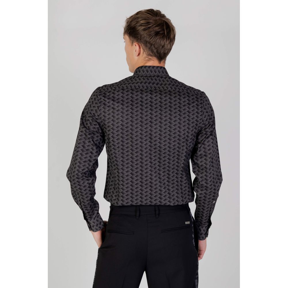 Antony Morato Gray Cotton Shirt by Antony Morato