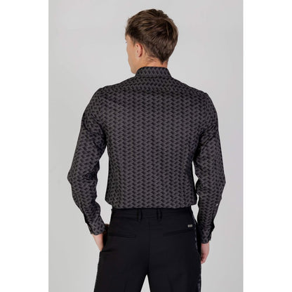 Antony Morato Gray Cotton Shirt by Antony Morato
