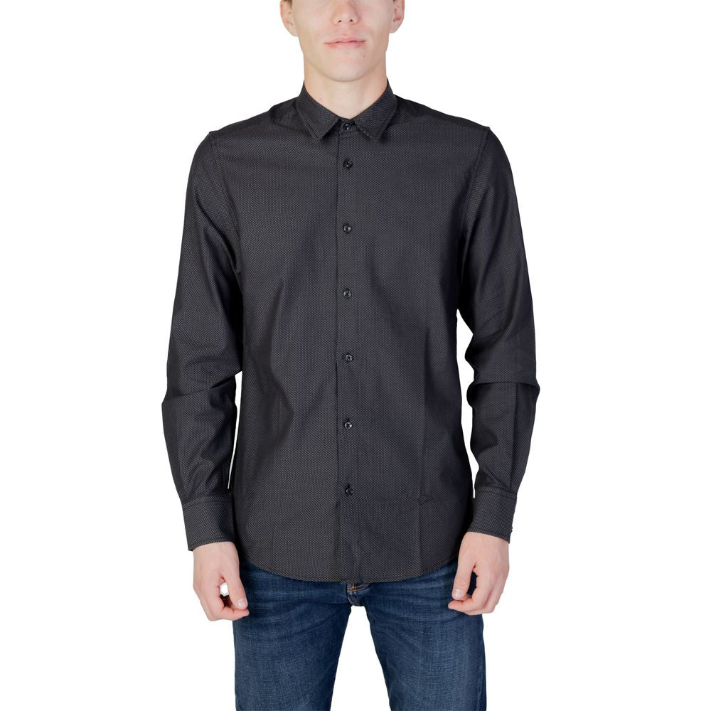 Antony Morato Gray Cotton Shirt by Antony Morato