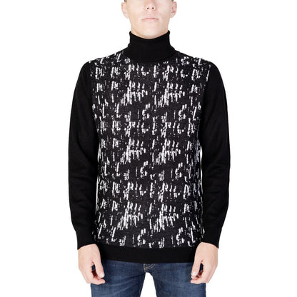 Antony Morato Black Wool Turtleneck by Antony Morato