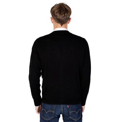 Cardigan en laine noire Antony Morato