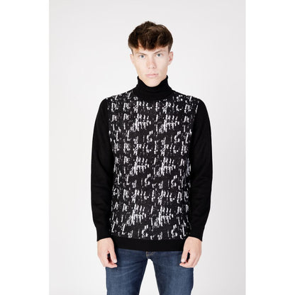 Antony Morato Black Wool Turtleneck by Antony Morato