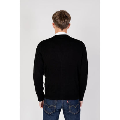 Cardigan en laine noire Antony Morato