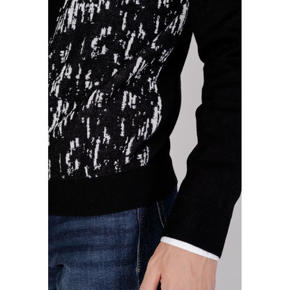 Cardigan en laine noire Antony Morato