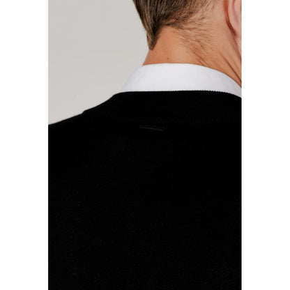 Cardigan en laine noire Antony Morato