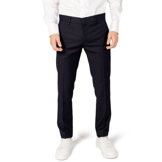 Antony Morato Blue Polyester Pant by Antony Morato