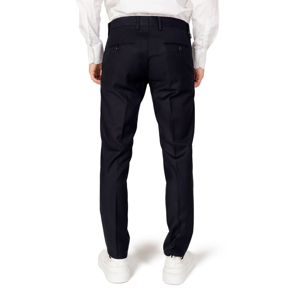 Antony Morato Blue Polyester Pant by Antony Morato