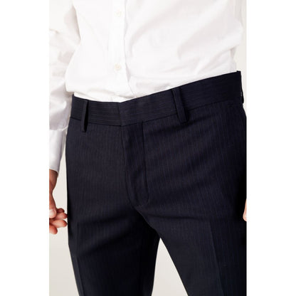 Antony Morato Blue Polyester Pant by Antony Morato