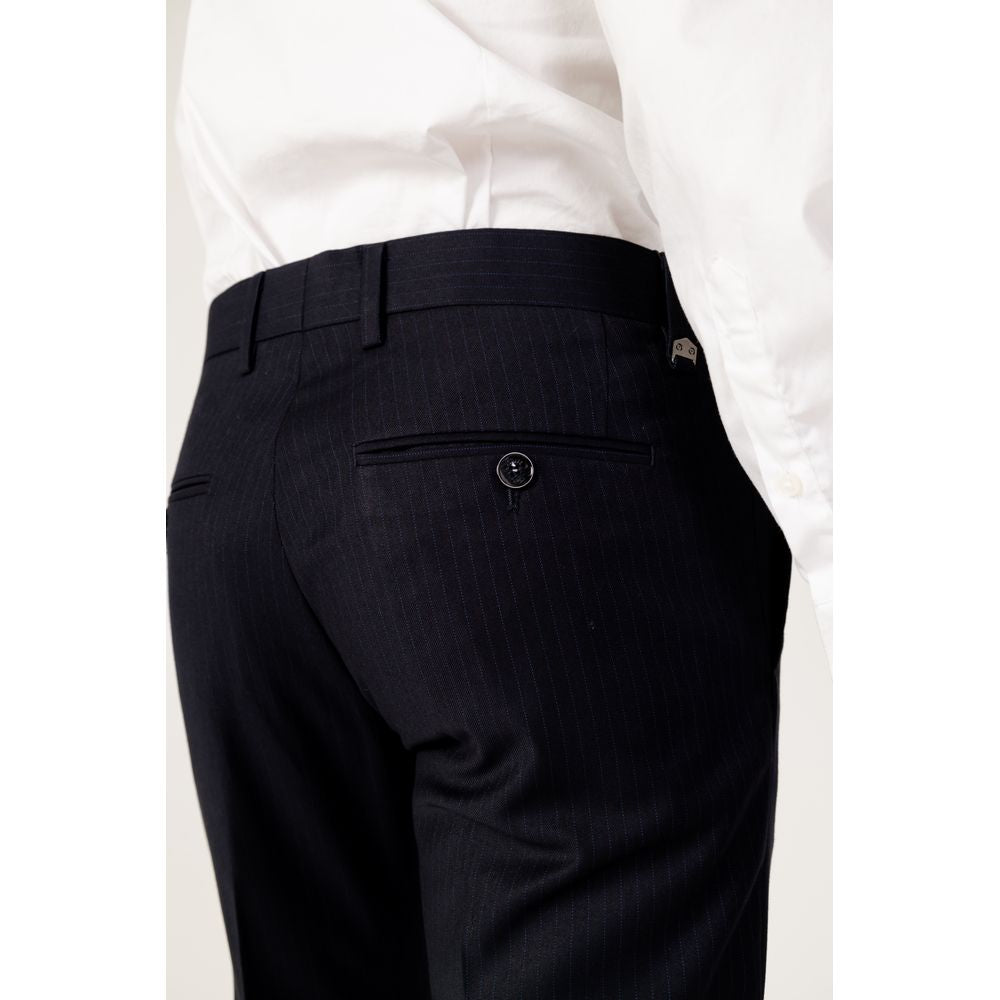 Antony Morato Blue Polyester Pant by Antony Morato