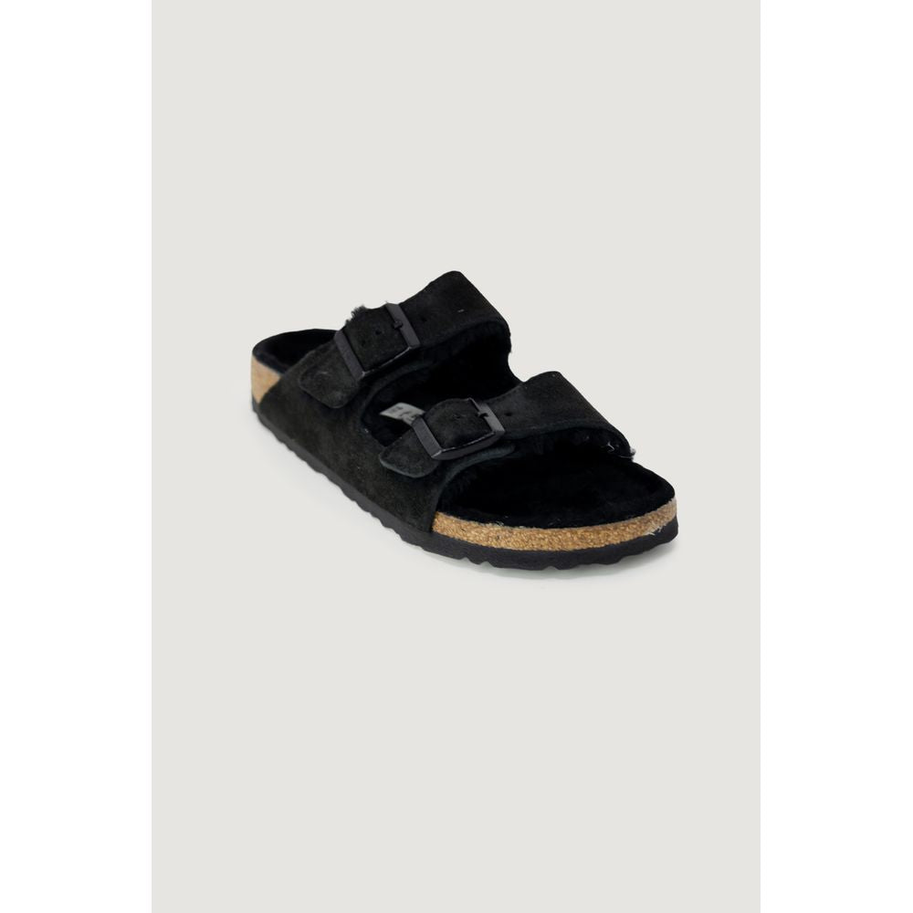 Birkenstock Black Suede Leather Sandal by Birkenstock