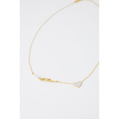 Collier en acier inoxydable doré Alviero Martini Prima Classe