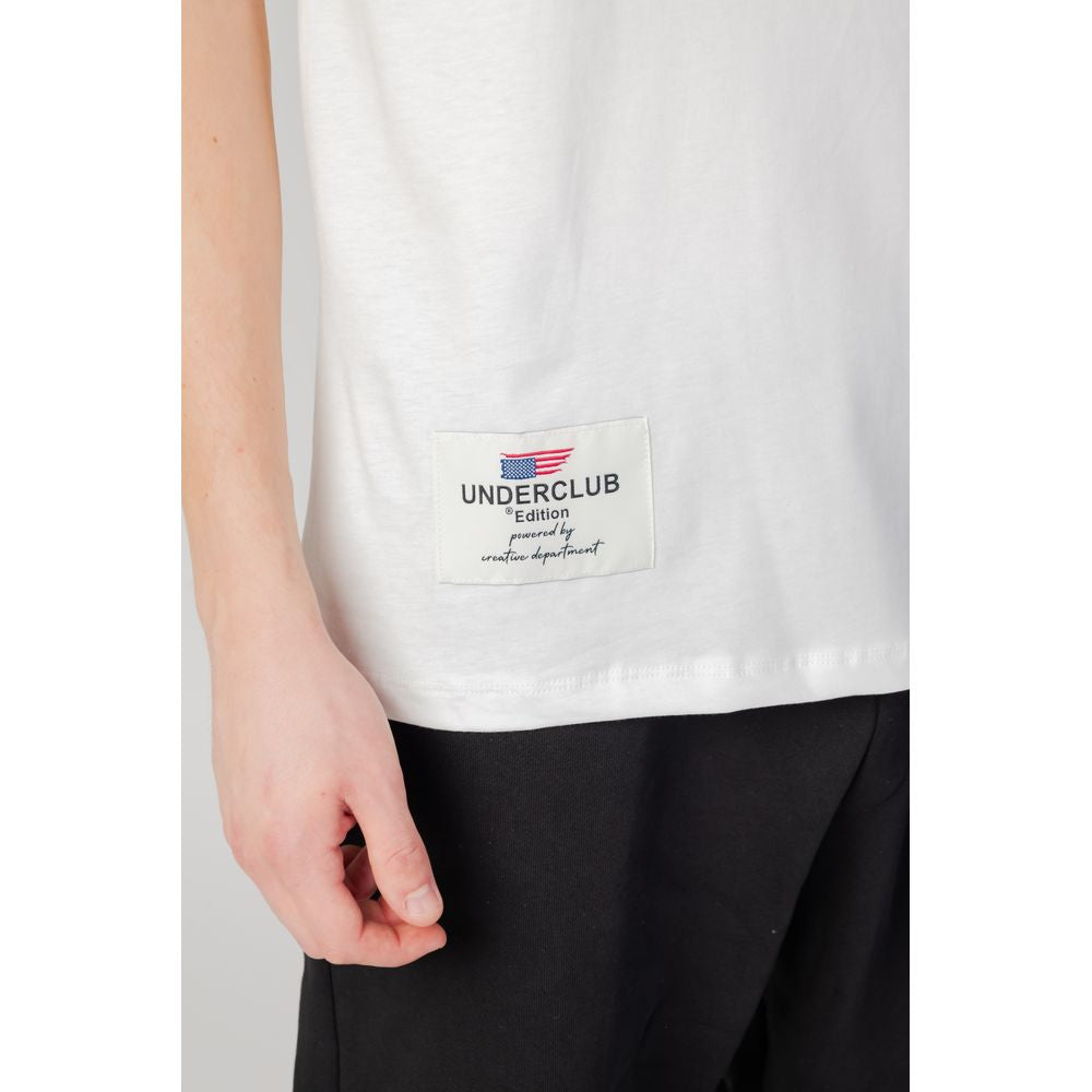 Underclub White Cotton T-Shirt by Underclub