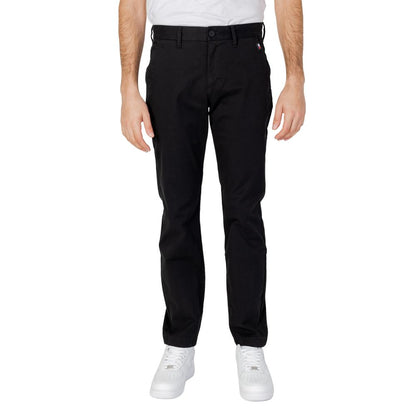 Tommy Hilfiger Jeans Black Organic Cotton Pant by Tommy Hilfiger Jeans