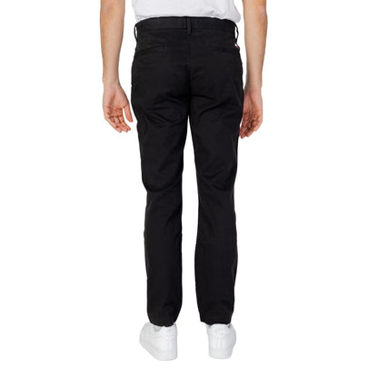Tommy Hilfiger Jeans Black Organic Cotton Pant by Tommy Hilfiger Jeans