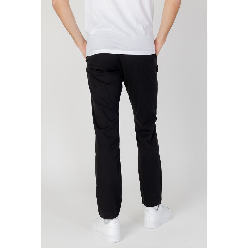 Tommy Hilfiger Jeans Black Organic Cotton Pant by Tommy Hilfiger Jeans
