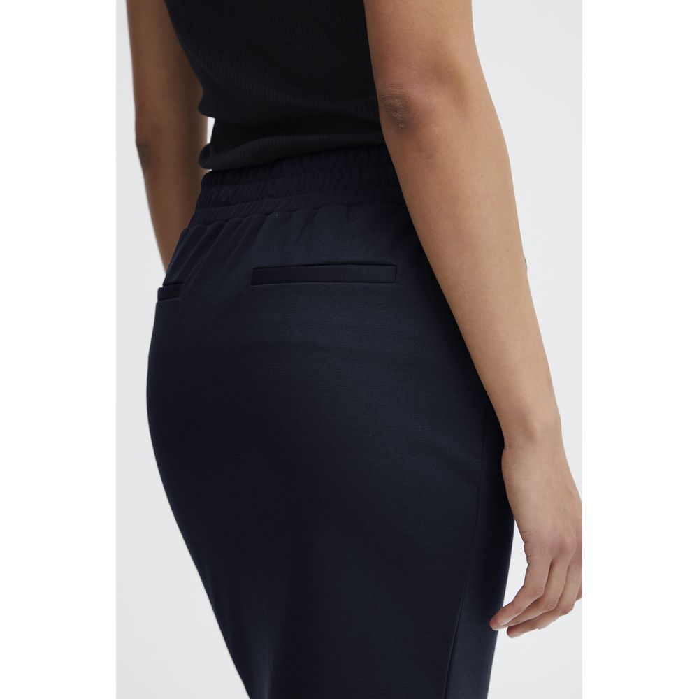 Jupe en polyester bleu ICHI
