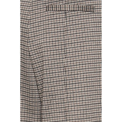 ICHI Beige Polyester Pant by ICHI