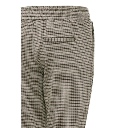 ICHI Beige Polyester Pant