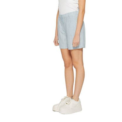 Short en lin bleu clair Vero Moda