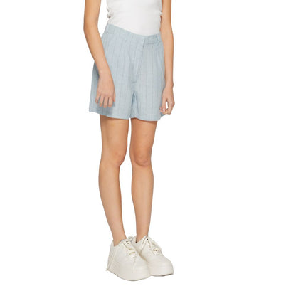 Short en lin bleu clair Vero Moda