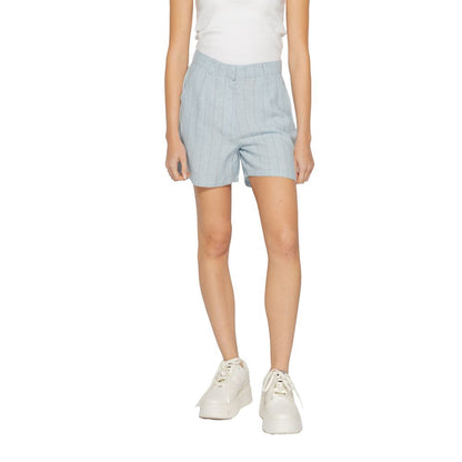 Short en lin bleu clair Vero Moda