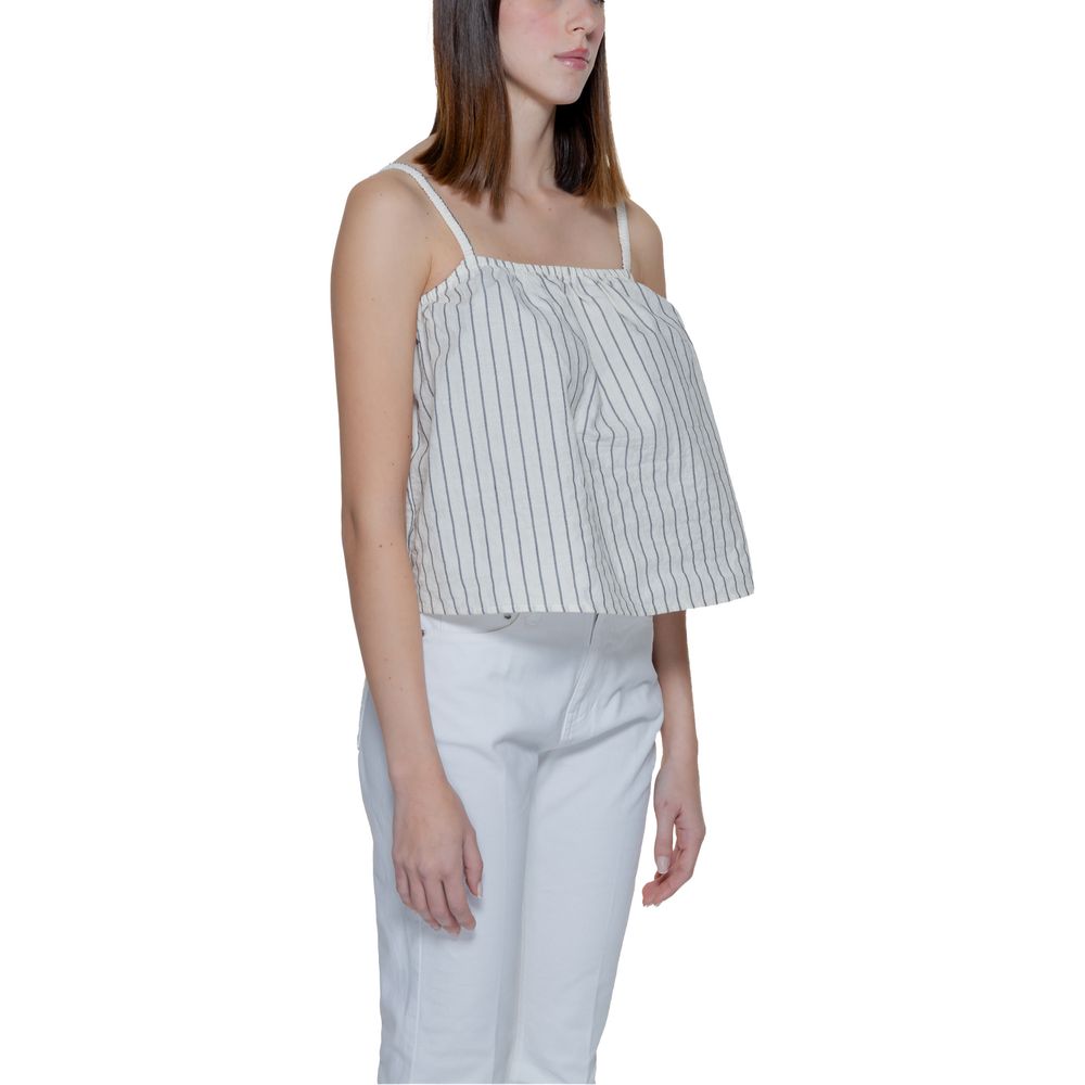 Hauts et t-shirts en coton biologique beige Vero Moda