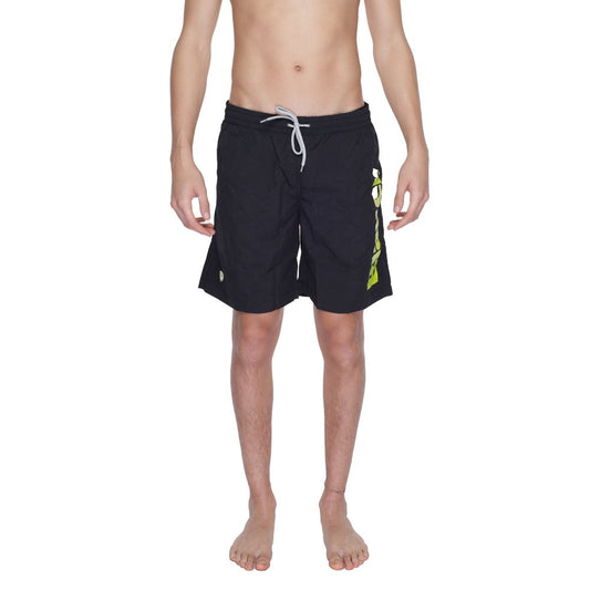 Short de bain en polyamide noir Blauer