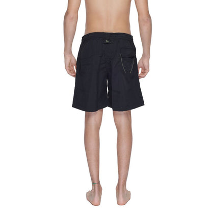 Short de bain en polyamide noir Blauer