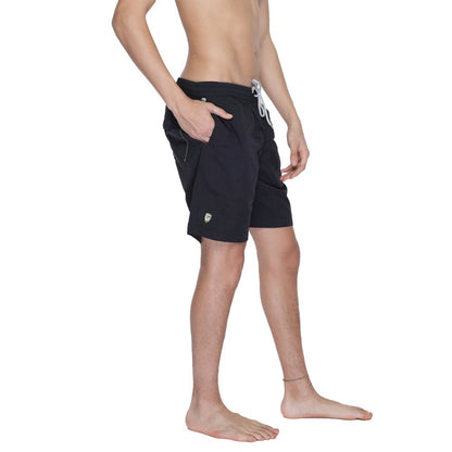 Short de bain en polyamide noir Blauer