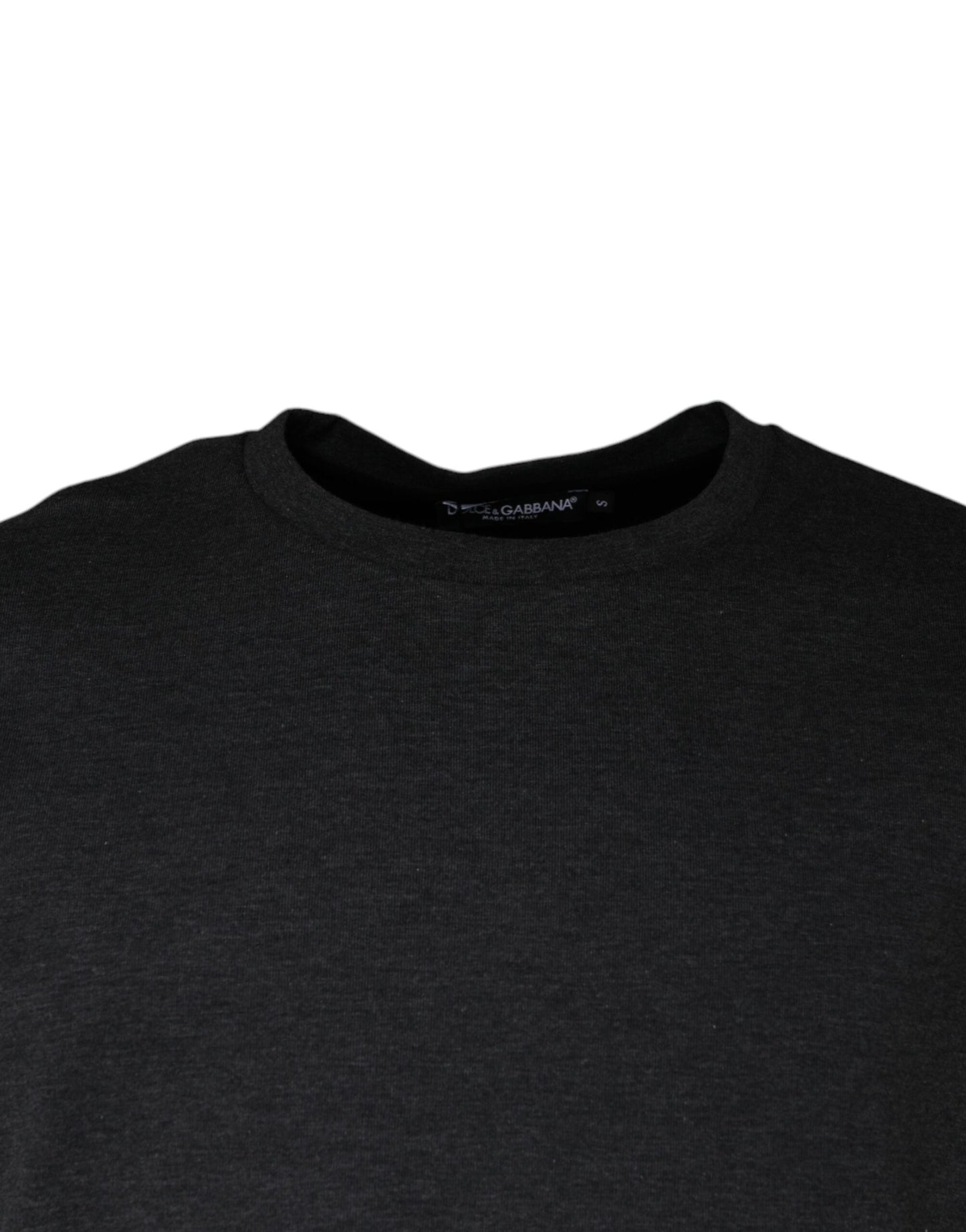 Dolce & Gabbana Dark Gray Camouflage Crew Neck T-shirt by Dolce & Gabbana