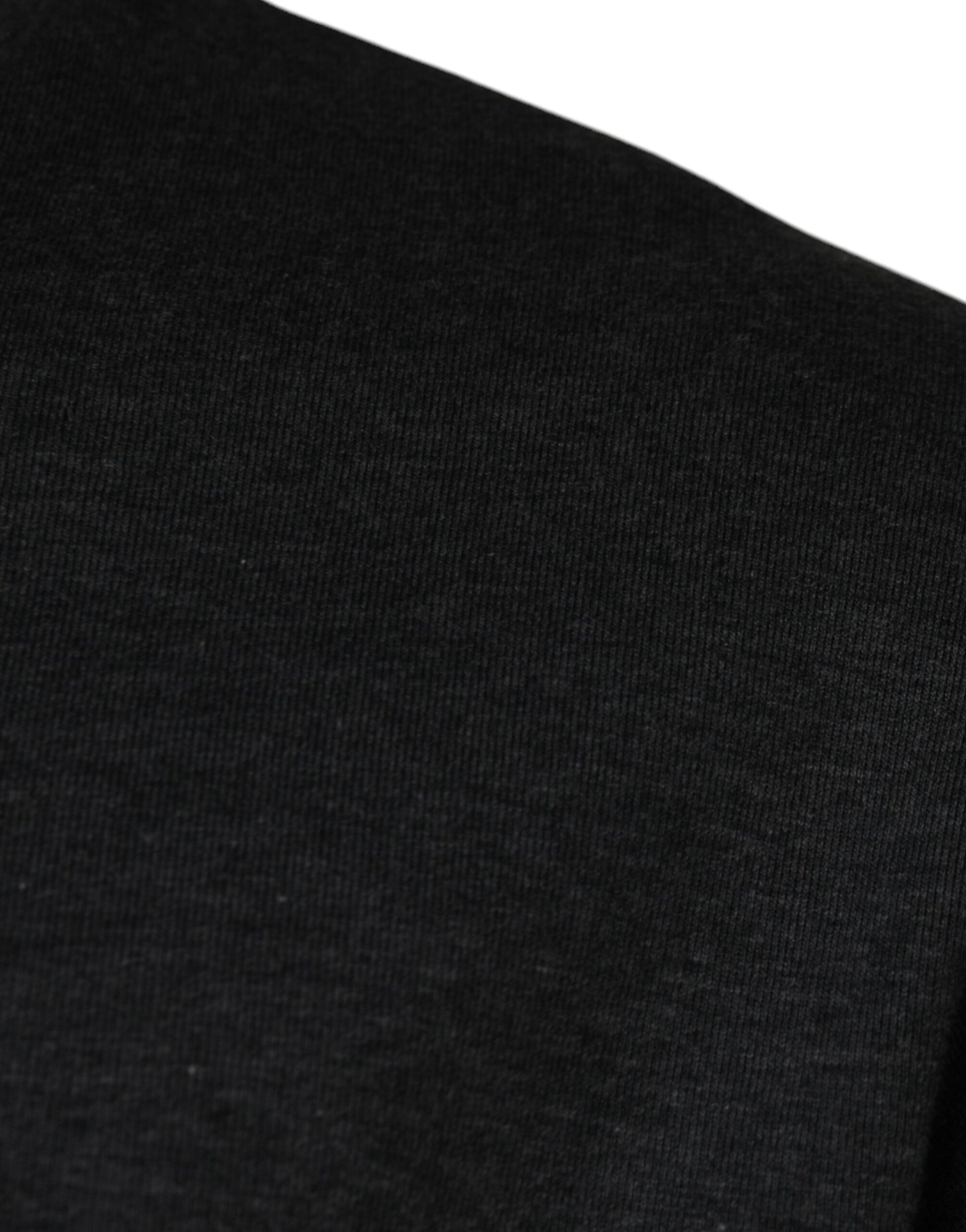 Dolce & Gabbana Dark Gray Camouflage Crew Neck T-shirt by Dolce & Gabbana