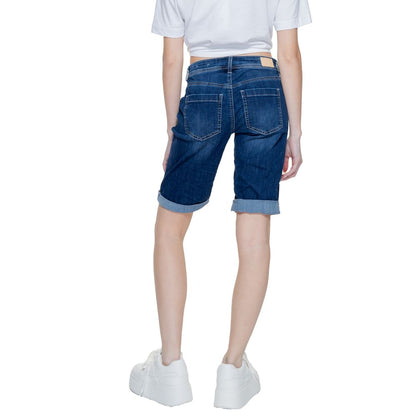 Short en coton bleu Street One
