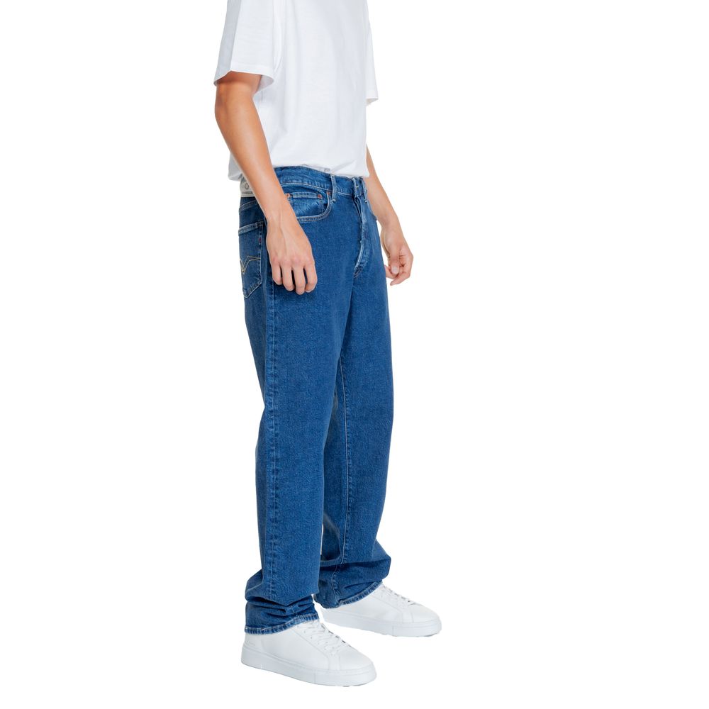 Jean Replay bleu en coton coupe décontractée