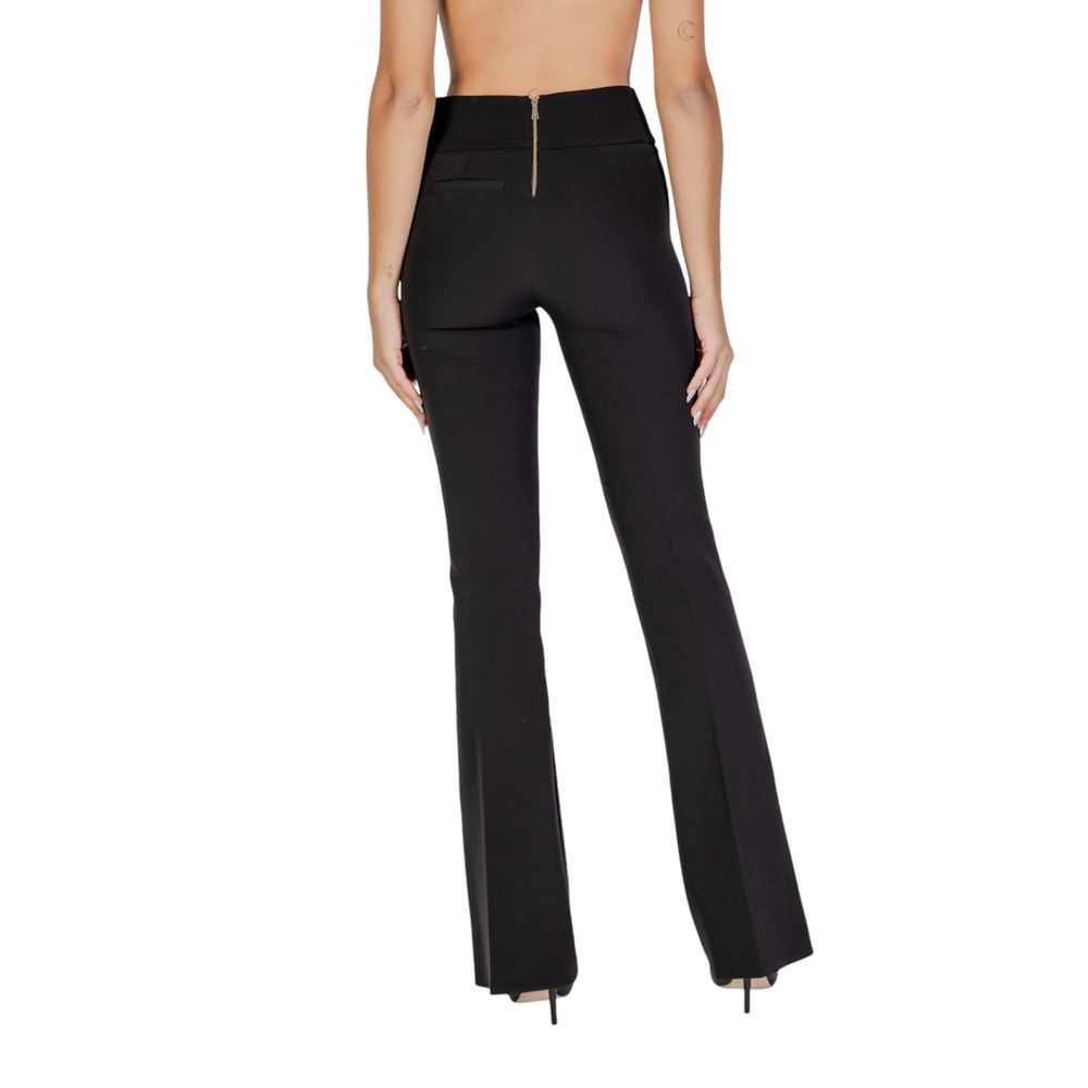 Sandro Ferrone Black Polyester Pant